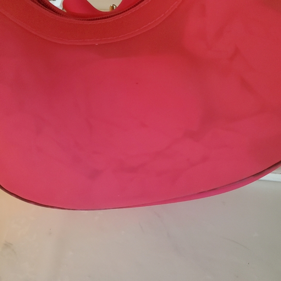 Hot Pink Lucite SHOULDER BAG - Picture 6 of 7